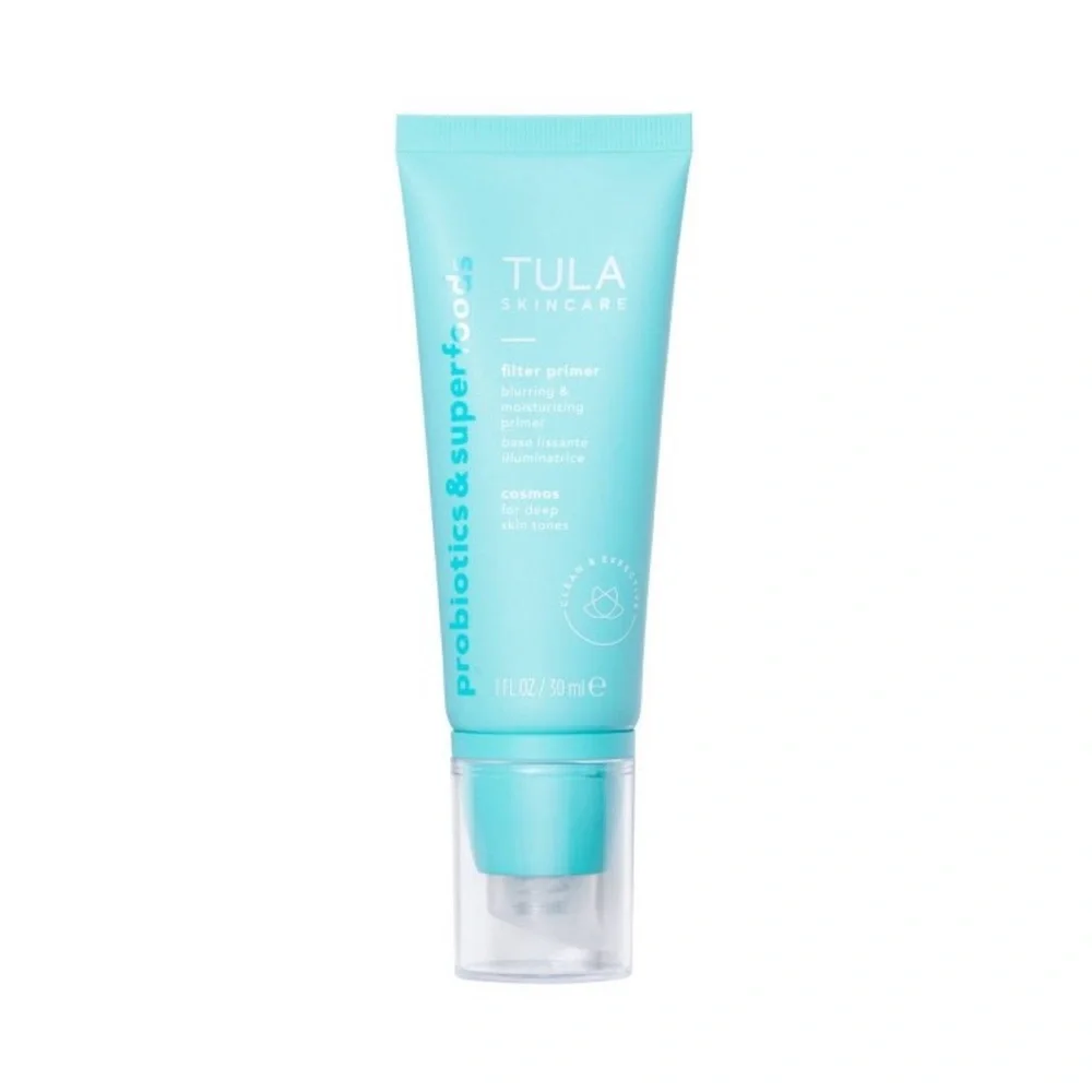 TULA Skincare Filter Primer Cosmos & Moisturizing Primer Deep Skin Tones 1oz